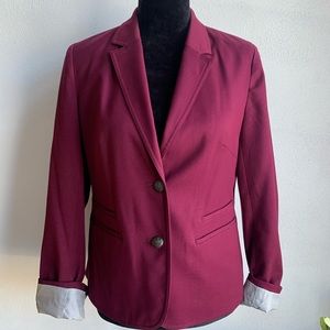 Banana Republic Burgundy Blazer